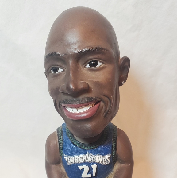 Kevin Garnett Minnesota Timberwolves Vtg 1990's Bobblehead Pepsi Rainbow Foods - Picture 2 of 10
